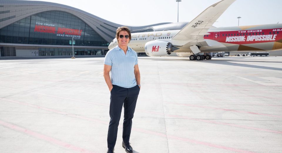 Tom Cruise touches down in Abu Dhabi for Mission: Impossible premiere